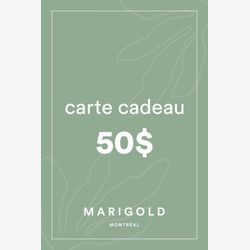 Carte cadeau virtuelle 50$