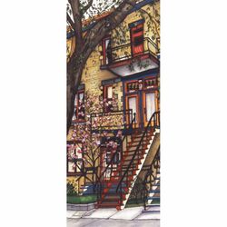 Rue Marie-Anne, reproduction sous plexiglass