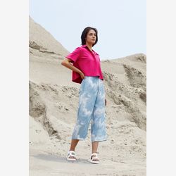 [Pré-vente] Enny - Pantalon 3/4 imprimé nuage
