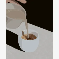 Affiche - Latté