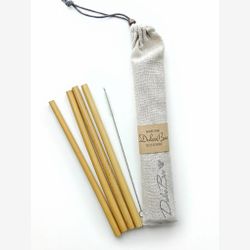 Ensemble de pailles en Bambou