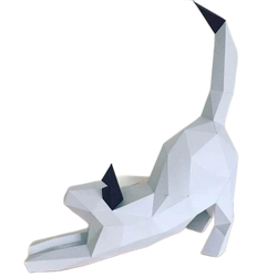 Kit à assembler - Chat qui s'étire