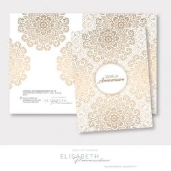 Joyeux anniversaire - Carte de voeux Design (mandala)