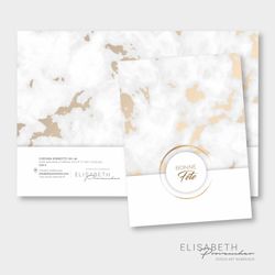 Bonne fête - Carte de voeux Design