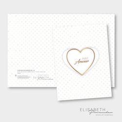 Avec amour - Carte de voeux Design
