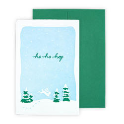 Carte de souhaits - Ho Ho Hop