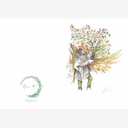 Carte de souhaits - Inspirée de nature