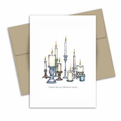 Carte de souhaits - Condoléances - Feux brillants