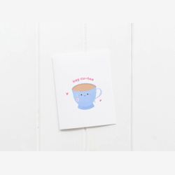 Carte de Saint-Valentin - Hey Cutie, Cu-Tea