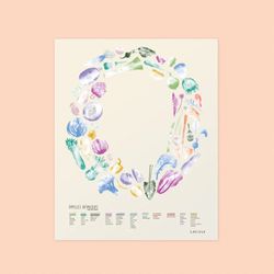 Affiche 11x14 - Familles botaniques au fil des saisons