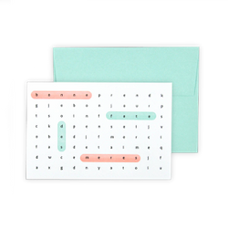 Carte - Mot mystère - Fête des mères