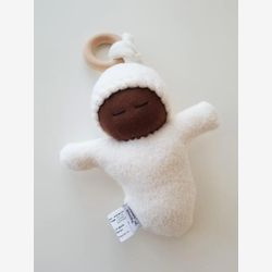 Bébé Cocon avec anneau de dentition - Choco