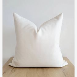 Coussin texturé blanc  20x20, housse de coussin blanc décoratif, coussin minimaliste haute gamme, coussin moderne, coussin boutique blanc