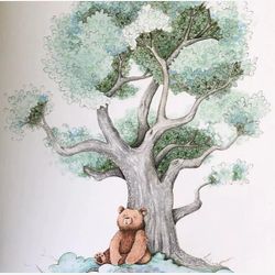 Carte de souhaits - Le repos de l'ours