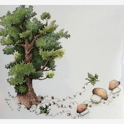 Carte de souhaits - Symbiose