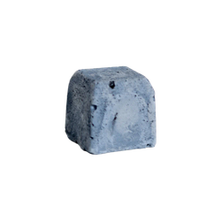 Dentifrice solide à l'argile verte, charbon noir actif et menthe poivrée