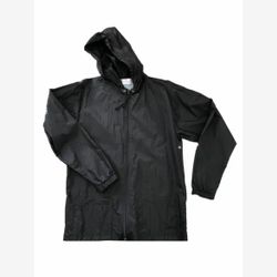 Imperméable homme nylon léger style kiwi noir