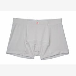 Boxer homme BAMBOU blanc (01)