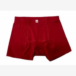 Boxer homme BAMBOU rouge (05)