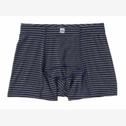 Boxer homme BAMBOU rayé étroit marine et gris