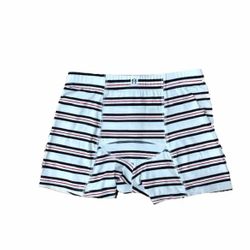 Boxer homme BAMBOU rayé marine rouge et blanc