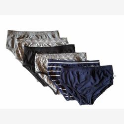 6 Culottes Femme en BAMBOU Taille Haute assorties