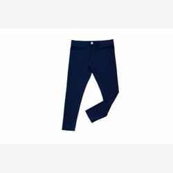 LEGGINGS FEMME EN BAMBOU LONG marine (58)