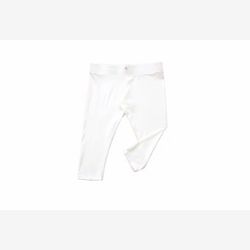 LEGGINGS FEMME EN BAMBOU 3/4 blanc (01)