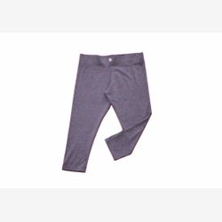 LEGGINGS FEMME EN BAMBOU 3/4 gris chiné foncé (50)
