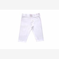 LEGGINGS FEMME EN BAMBOU COURT blanc (01)