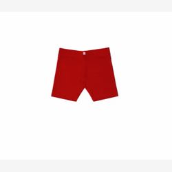 LEGGINGS FEMME EN BAMBOU TRÈS COURT rouge (05)