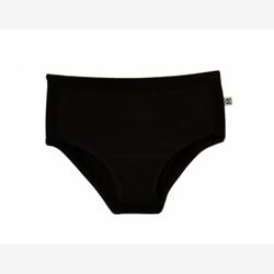 Culotte Femme en BAMBOU Taille Haute noire (02)