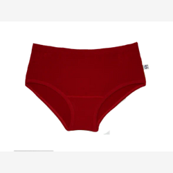 Culotte Femme en BAMBOU Taille Haute rouge (05)
