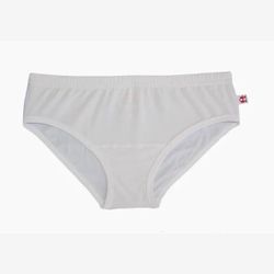 Culotte Femme en BAMBOU Taille Basse blanche (01)