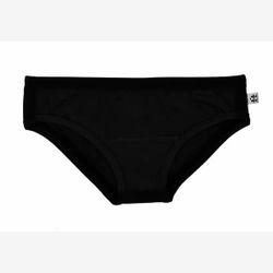 Culotte Femme en BAMBOU Taille Basse noire (02)