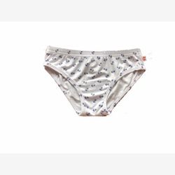 Culotte Femme en BAMBOU Taille Basse Blanche ancres de bateaux marine (0158a)