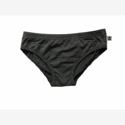 Culotte Femme en BAMBOU Taille Basse gris chiné foncé (50)