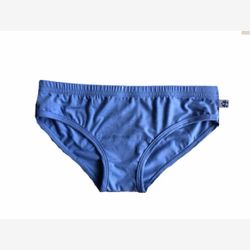 Culotte Femme en BAMBOU Taille Basse bleu