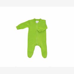 Pyjama 1 pièce bambou vert lime (70)