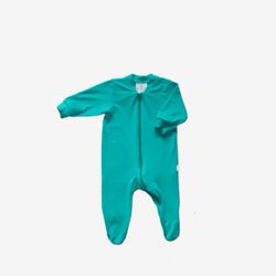 Pyjama 1 pièce bambou vert eau (72)