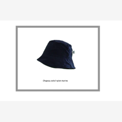 Chapeau soleil nylon marine