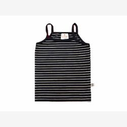 Camisoles bretelles spaghetti rayé moyen marine et blanc (5801rm)