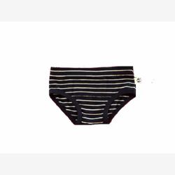 Culotte fille rayure moyenne marine et blanche (5801rm)