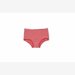 Culotte garçon rayure moyenne rouge et blanche (0105rm)