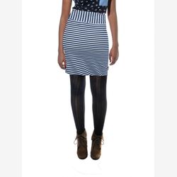 Donatella rayé bleu-créme