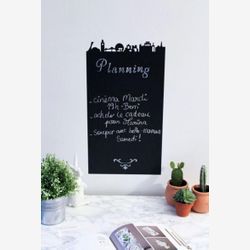 Autocollant Montreal ardoise - Panorama Montréal Stade Olympique Pont Jacques Cartier Expo 67 Farine Five Roses Tour de l'horloge