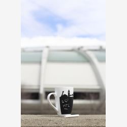 Tasse Montreal ardoise - Panorama Montréal Stade Olympique Pont Jacques Cartier Expo 67 Farine Five Roses Tour de l'horloge latte mug