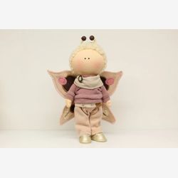 Poupée en tissu faite à la main, Poupée textile, Poupée pour filles, poupée Tilda