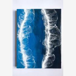 Peinture de resine océan