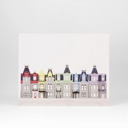 Affiche façades de Montréal